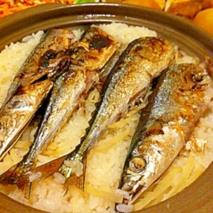 旬の旨味たっぷり♪秋刀魚ご飯